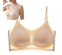 WEYSHHT Ultra-Thin Ice Silk Lifting Bra, Soutien-Gorge sans Couture Ultra-Fin en Soie Glacée, Ice Silk Air Camisole de Sport sans Anneau en Acier pour Femmes, Respirant Doux