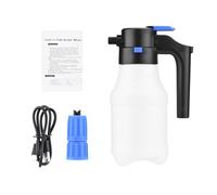 Weytoll Pulvérisateur de Mousse Electrique 1.5L Pulvérisateur à Pompe Rechargeable Lavage de Voiture Automatique sous Pression et 75° (Pulvérisateur Electrique à Pression 1.5L)