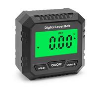 Weytoll Rapporteur d'angle numérique magnétique, mesure absolue et relative, conversion d'angle et d'inclinaison, inclinomètre (sans bulle spiritée)