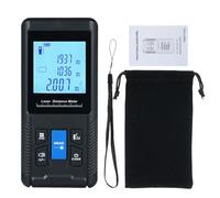 Weytoll Télémètre laser numérique télémètre laser intelligent avec zone de volumes continus unique modes de mesure de Pythagore outil de mesure portable 120 m/393 pieds