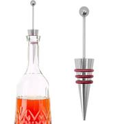 Wezalget Bouchon de Vin - Fournitures en Silicone et Réutilisables et Étanches - Bouchon À Vide Pour Bouteille De Vin,Pour Noël Cuisine Salle À Manger Fête Mariage Vacances Divertissement Dégustation