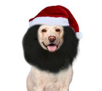 Wezalget Chapeau De Père Noël Pour Chats Et Chiens | Chapeau de Noël Mignon pour Chien - Déguisement Pour Animaux Pour Tenue De Fête Fête D'Hiver Famille Filles Garçons Adolescents Petite Amie Nuit Et
