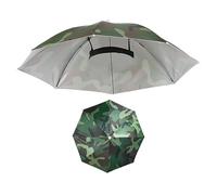 Wezalget Chapeau Parasol, Parapluie Tête 69cm, Chapeau Amusant De Protection Solaire, Chapeaus Parapluie Pliable, pour Le Cyclisme, La Pêche, Le Jardinage, Le Camping, Et Les Activités