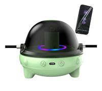 Wezalget Corde à Sauter Automatique, Compteur de Saut avec Musique pour Fitness, Machine à corde à sauter intelligente sans fil avec télécommande 10 vitesses ajustable pour salle de sport,