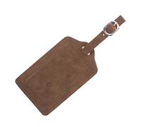 Wezalget Étiquettes pour valises - Étiquettes de bagage anti-perte pour valises - Accessoires avec cordon en cuir PU pour avion croisière