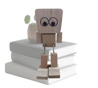 Wezalget Figurines en Bois - Branlant pour Voiture - Décor Bureau Miniature pour Étudiant Enfant | Décoration Automobile pour Étudiants et Adultes