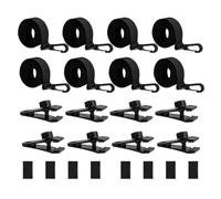 Wezalget Kit de fixation pour enrouleur de bâche de piscine solaire | Kit de fixation pour rouleau de couverture solaire - Fixateur pour sangles de couverture pour piscines enterrées de patio hôtel e