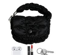 Wezalget Mini Pochette - Pochette Monnaie Légère et Mignonne,Pochettes Matelassées à Dragonne pour Femmes,pour Les Activités De Plein Air La Soirée Le Travail Les Rendez-Vous Et Les Déplacements