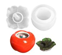 Wezalget Moule de boîte en Silicone, Moule à récipient de Stockage,Moule coloré de boîte | Décorations de fêtes drôles de Fabrication de Fournitures, Fabriquant Un métier de Moule pour la décoration