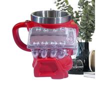 Wezalget Mug en Forme de Moteur V8,Mug Décoration Artistique | Tasse À Thé,Idéal pour les Adultes Passionnés d'Automobiles et de Mécanique, pour la Dégustation de Café et de Thé, parfait pour le