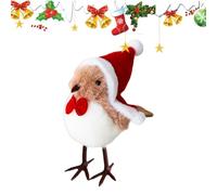 Wezalget Oiseaux fins,Décorations de Noël Oiseaux | Collectionnable Figurine Ornement de Noël pour Intérieur Extérieur Jardin Patio Maison Arbre