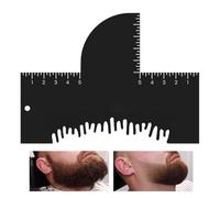 Wezalget Outil de Modelage de la Ligne de Cheveux - Planche de Coupe et Styling,Gabarit de Contour Capillaire pour Tailler la Moustache, Définir la Barbe, Styliser, Rasage Feminin et
