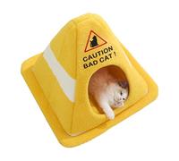 Wezalget Panier pour Chaton | Niche en Forme De Barrage pour Chats D'Intérieur,Tente Apaisante Chauffante pour Sieste,pour Sol du Salon Maison Chambre Intérieur