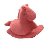 Wezalget Peluche Cheval - Cheval À Bascule 40 Cm | Doux Réaliste Ornement de Bureau Animal, Compagnon de Sommeil Joueur pour Canapé, Chambre à Coucher, Chambre d'enfant