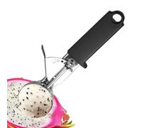 Wezalget Petite Cuillère à Glace, Pelle à en Acier Inoxydable, Cuillère de Service Antiadhésive pour Aliments Outil de Cuisine Maison Pâtisserie Pique-nique Professionnel