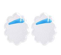 Wezalget Protège-Orteils pour Sandales - Protège-Orteils Pour Tongs - Lavable Soutien Autocollant Transparent Antidérapant Séparateurs pour Hommes Voyage Plage Extérieur