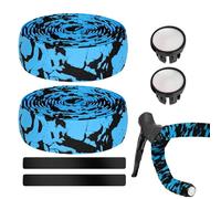 Wezalget Ruban De Guidon Pour Vélos De Route, Revêtement Adhésif Absorbant Les Chocs, Ruban De Guidon Pour Vélo De Route, Pour Conduite Motocyclette Installation Amélioration Confort Amortissement