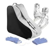 Wezalget Sac De Patinage sur Glace - Sac À Dos De Grande Taille Réglable - avec Fermeture À Glissière Tissu Oxford De Patinage Artistique | pour Filles Et Garçons pour Les Chaussures De