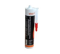 wezi-lit Colle à plaque de silicate de calcium 310 ml - Mastic d'étanchéité résistant à la chaleur à 1000 °C - Résistant au feu