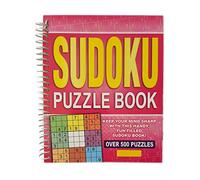 WF Graham Sudoku Puzzle Livre - Spirale Cerveau Teasers Voyage Puzzles Livre avec sur 500 Logic Puzzles