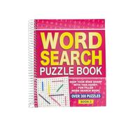 WF Graham Wordsearch - Livre de casse-tête à spirale avec plus de 300 puzzles - Taille du pare-chocs - Activité pour adulte - Exercice d'esprit - Jeux de mots