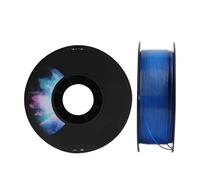 WFBOUPXQ Matériau d'impression 3D TPU Caoutchouc Souple Transparent Filament d'impression 3D Flexible de 1,75 mm Pl d'ingénierie à Haute élasticité...(CR-TPU Blue)