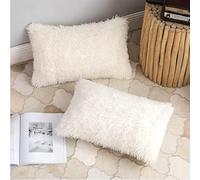 WFBZ Housse de couette décorative avec taie d'oreiller en peluche douce et moelleuse, 50 x 70 cm, A10, pour la chambre à coucher et le salon