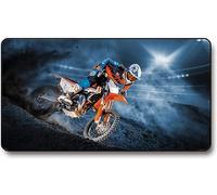 WFBZ Moto Tapis de Souris de Jeu XXL, 750 mm x 400 mm avec Bords Cousus, antidérapante(Styple 1#,300×700×3MM)