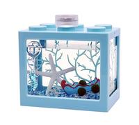 WFchenj222-6 Petit aquarium pour aquarium avec boule d'algues, micro paysage, aquarium en acrylique, écologique, petite plante aquatique, petit aquarium pour poissons rouges