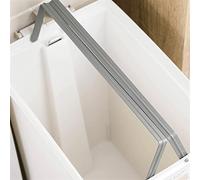 WFchenj222-6 Poubelle à pédale de grande capacité, 45l/35l/25l/20l/14l, poubelle domestique, cuisine intérieure, toilettes Poubelle de cuisine(35l)