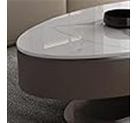 WFchenj222-6 Table Basse, Coffee Table with Slate Tabletop Living Room Coffee Table with Drawers Stable Stainless Steel Frame Fashionable Cocktail Table Coffee Table (120CM*70CM) Table Centrale