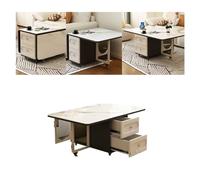 WFchenj222-6 Table d'appoint Mobile Canapé Multifonctionnel à Bords pliants, Plusieurs Chariots ménagers, Petit Salon pouvant déplacer l'armoire latérale Table Basse