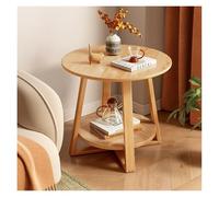 WFchenj222-6 Table d'appoint Mobile Petite Table Ronde Petite Table Petit canapé Petite Table d'appoint Table de Chevet en Bois Massif Étagères Balcon Petite Table Basse Table Basse