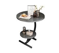 WFchenj222-6 Table d'appoint Mobile Table d'appoint de canapé Buffet Simple Table de Chevet Petite Table Basse Petite Petite Table Chambre Petite Table Ronde Table Basse(Grigio)