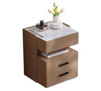 WFchenj222-6 Table de Chevet pour Chambre à Coucher, Table de Chevet avec Coffre-Fort caché, Table de Chevet avec tiroirs, Table d'appoint Moderne for Chambre à Coucher, Table d'appoint de lit(Khaki)