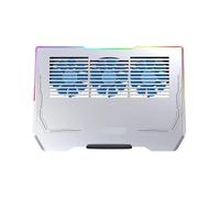 WFDPAGYDE Refroidisseur d'ordinateur Portable Ice Demon avec lumière colorée RVB et 3 Ventilateurs, Compatible avec Les Ordinateurs Portables de 12,1 à 17,3 Pouces.