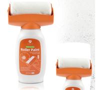 Wffeila Peinture de Retouche Mur,Retouche Peinture Blanc Mur,Brosse Roulante de Réparation Murale