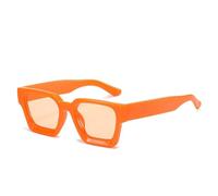WFFZTZW Lunettes de soleil de luxe tendance pour femmes et hommes, style rétro, UV400 (orange)