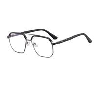 WFFZTZW Monture de lunettes tendance à charnière à ressort transparente (1)