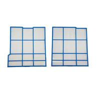 WFGJSK Ensembles de filtres for climatiseur Gauche 31,5x29,8cm Droite 31,5x28,5cm - Compatible for Hitachi - Bordure en Plastique
