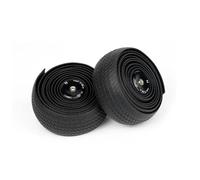 WFGJSK Ruban de Guidon de vélo 2 Rouleaux - Capot de Protection élargi et allongé for vélos de Route - Poignées en Silicone antidérapantes, Absorption des Chocs, Durable et réutilisable(Mesh Black)