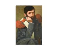 Wfhbcnhg Gustave Courbet - Peinture à l'huile - Figurines médiévales rétro - Impression sur toile - Décoration murale moderne pour chambre à coucher, salon - 50 x 75 cm - Style sans cadre