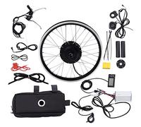 WFIETN - Kit de conversion de roue avant de 20 pouces, 36 V 350 W, kit de conversion de moteur de vélo électrique, roue avant avec écran LCD, mètre pour vélos avec pneus de 20"