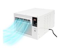 WFIETN Mini climatiseur portable, refroidisseur de fenêtre, avec fonction minuterie jusqu'à 12 heures, pour 5 à 8 m³, 40 à 50 dB