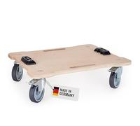 WFIX Work System Base Planche à roulettes pour systèmes L-BOXX - Chariot de transport en contreplaqué de bouleau jusqu'à 350 kg, avec llen de 7 mm, compatible avec Sortimo & Bosch Professional, 2