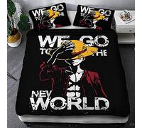 WFKLLL Parure De Lit One Piece avec Housse De Couette, 1 Et 2 Personnes Anime, Drap De Lit pour Enfants, Garçons, Filles (Style G,220 x 240 cm)