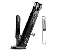 WFLCFR Béquille Latérale de Moto pour Benelli TNT 600 2017-2019 2020 2021 2022 2023 2024 2025 2026, Antidérapant Réglable Latéral Alliage Stationnement Accessoires de Moto,Black