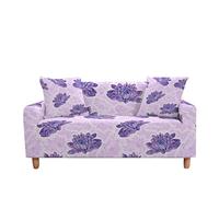 WFLGAN LESANGBAIHUODIAN Housse de canapé Extensible for Salon, 9 Styles, Motif Hortensia, Plantes, sectionnel, en Forme de L, 2/3 Places(Color 5,2 Seater (145-185cm))
