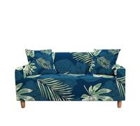 WFLGAN LESANGBAIHUODIAN Housse de canapé Extensible, Motif Feuilles Tropicales, idéale for Le Salon, canapé sectionnel en L, 2/3 Places, Style Nordique(Color 9,1 Seater (90-140cm))