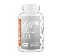 WFN Approved Creatine Capsule - Créatine Monohydrate Creapure Gelules - 180 Gélules - 60 Portions - Végétalien - Testé en Laboratoire